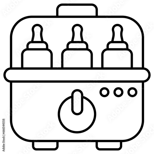 An icon design of sterilizer