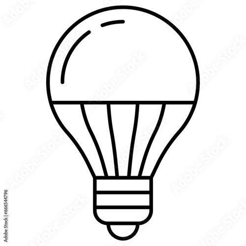 Modern design icon of lightbulb