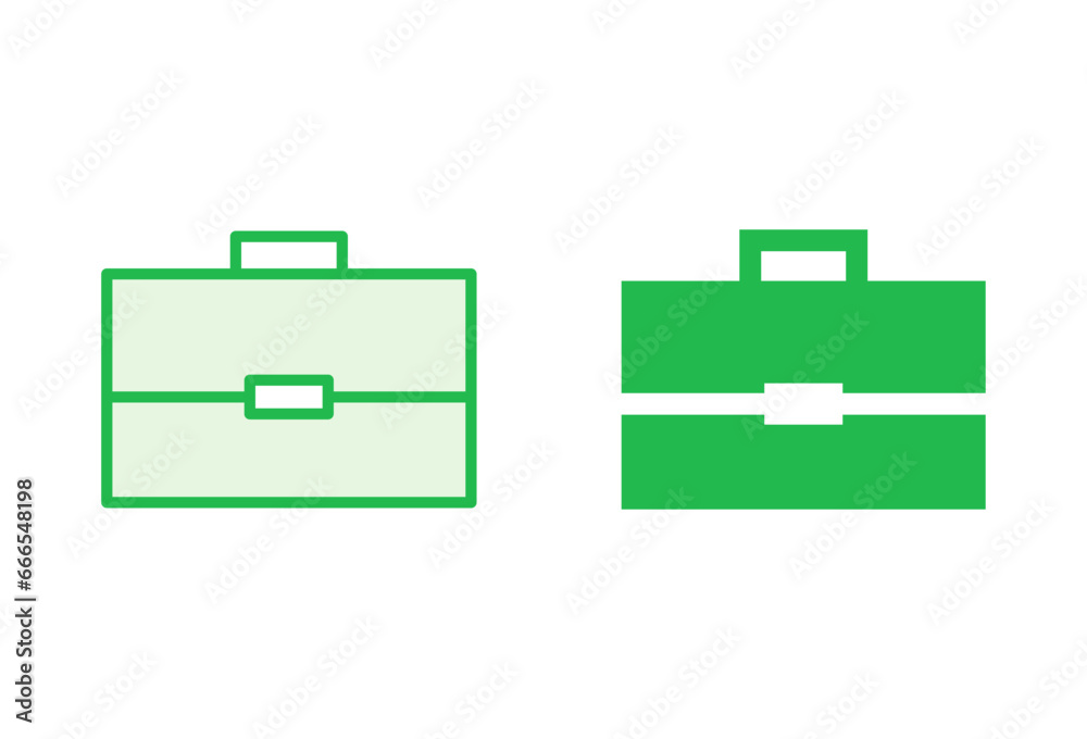 Briefcase icon set. suitcase icon. luggage symbol. Briefcase icon set. suitcase icon. luggage symbol.