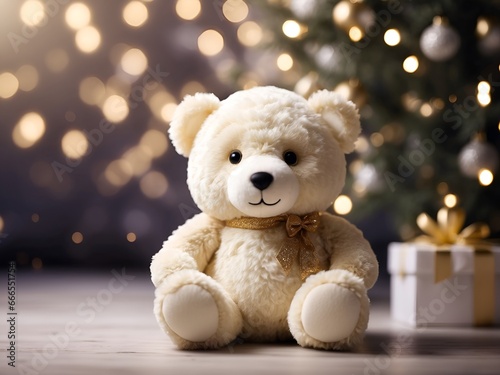 teddy bear christmas present © ArtistiKa