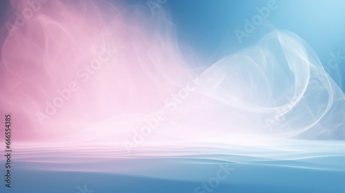 color background light blue background with white smoke. AI Generative