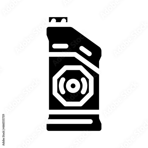 brake fluid car mechanic glyph icon vector. brake fluid car mechanic sign. isolated symbol illustration