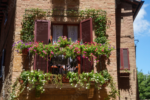 Pienza, historic town in Tuscany