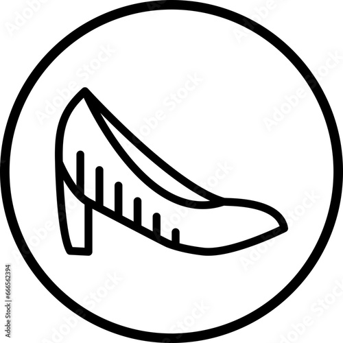Vector Design High Heels Icon Style