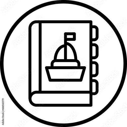 Vector Design Literary Mythology Icon Style