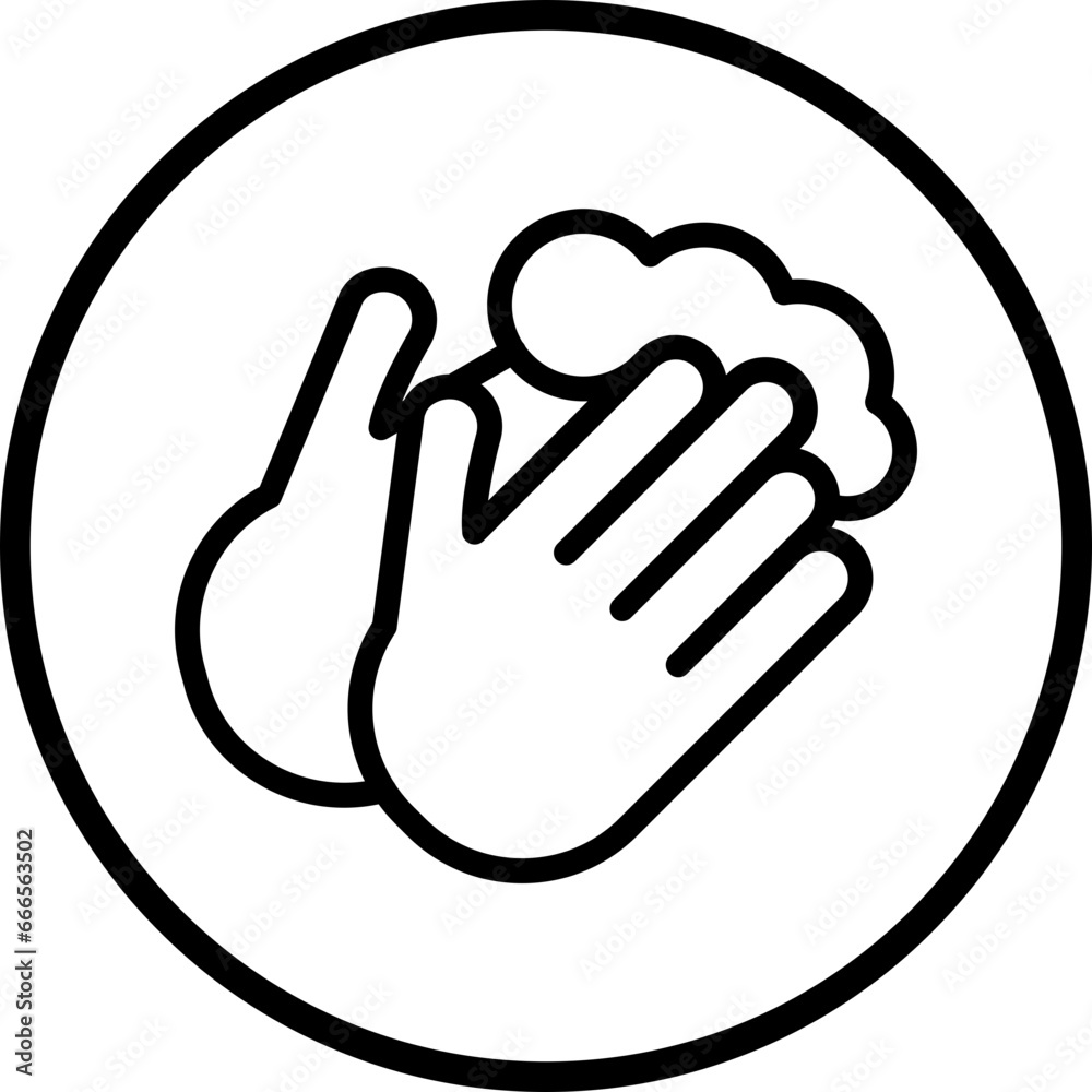 Vector Design Hand Washing Icon Style Vector Design Hand Washing Icon Style