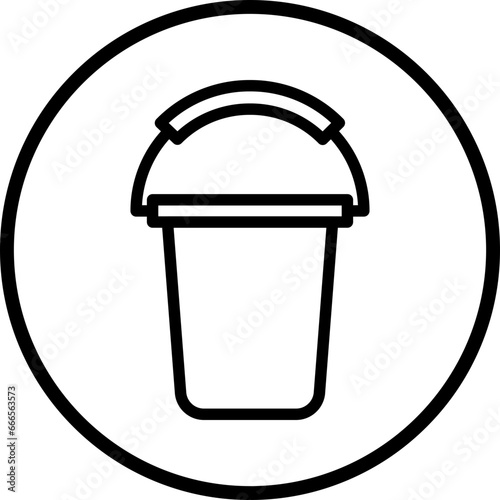 Vector Design Pail Icon Style