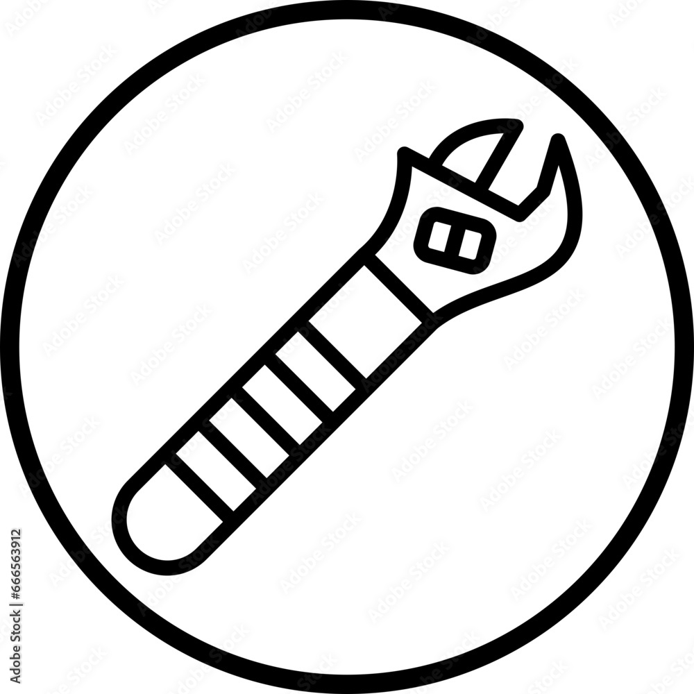 Vector Design Wrench Icon Style Vector Design Wrench Icon Style
