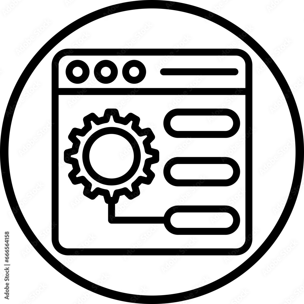 Vector Design Control Panel Icon Style Vector Design Control Panel Icon Style