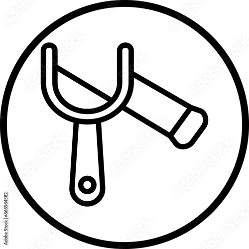 Vector Design Slingshot Icon Style