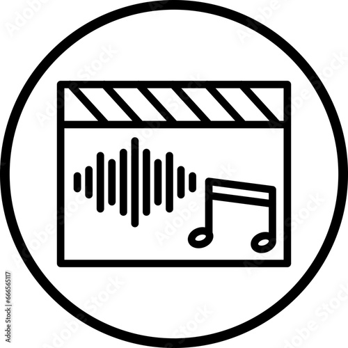 Vector Design Soundtrack Icon Style