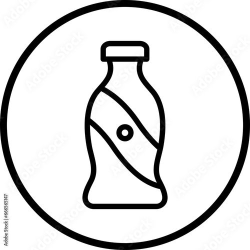 Vector Design Cola Bottle Icon Style