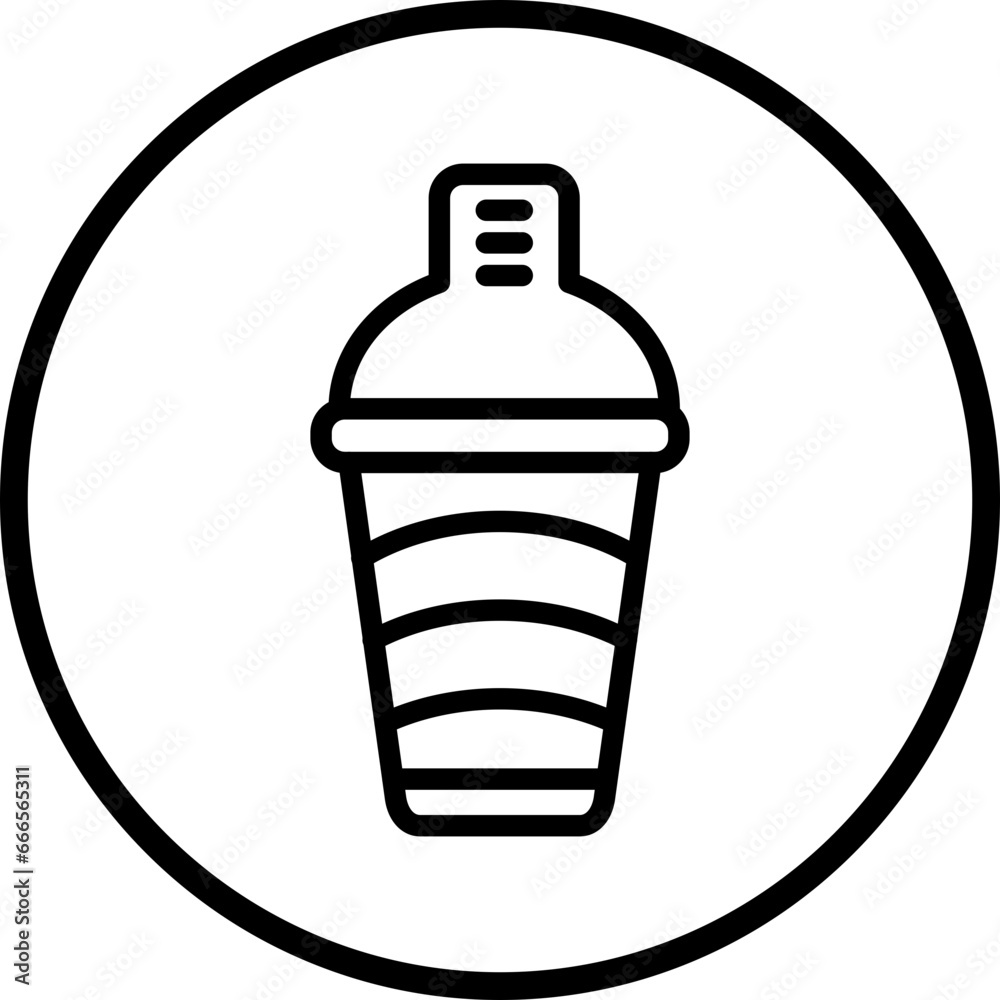 Vector Design Cocktail Shaker Icon Style Vector Design Cocktail Shaker Icon Style