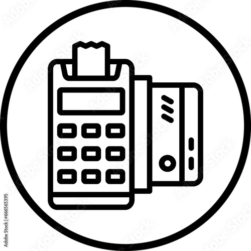 Vector Design Card Machine Icon Style
