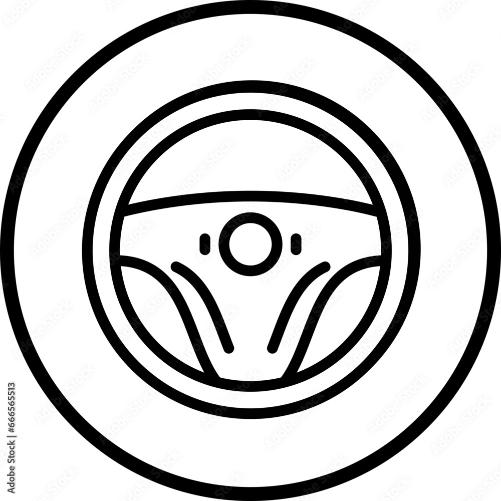 Vector Design Steering Wheel Icon Style Vector Design Steering Wheel Icon Style