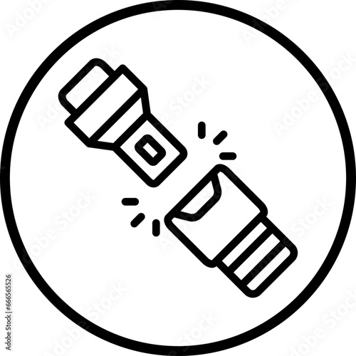 Vector Design Seat Belt Icon Style