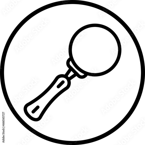 Vector Design Loupe Icon Style