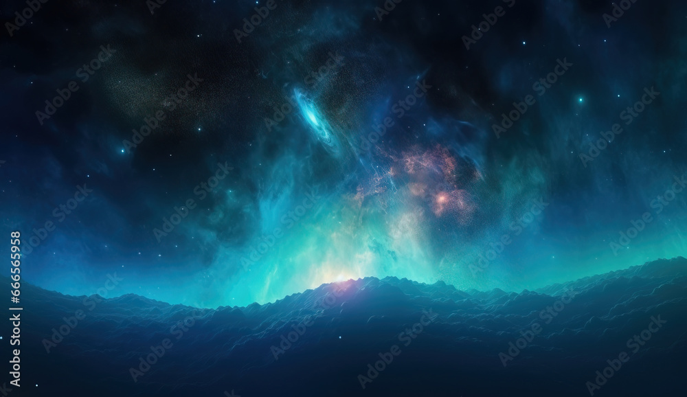 background with stars