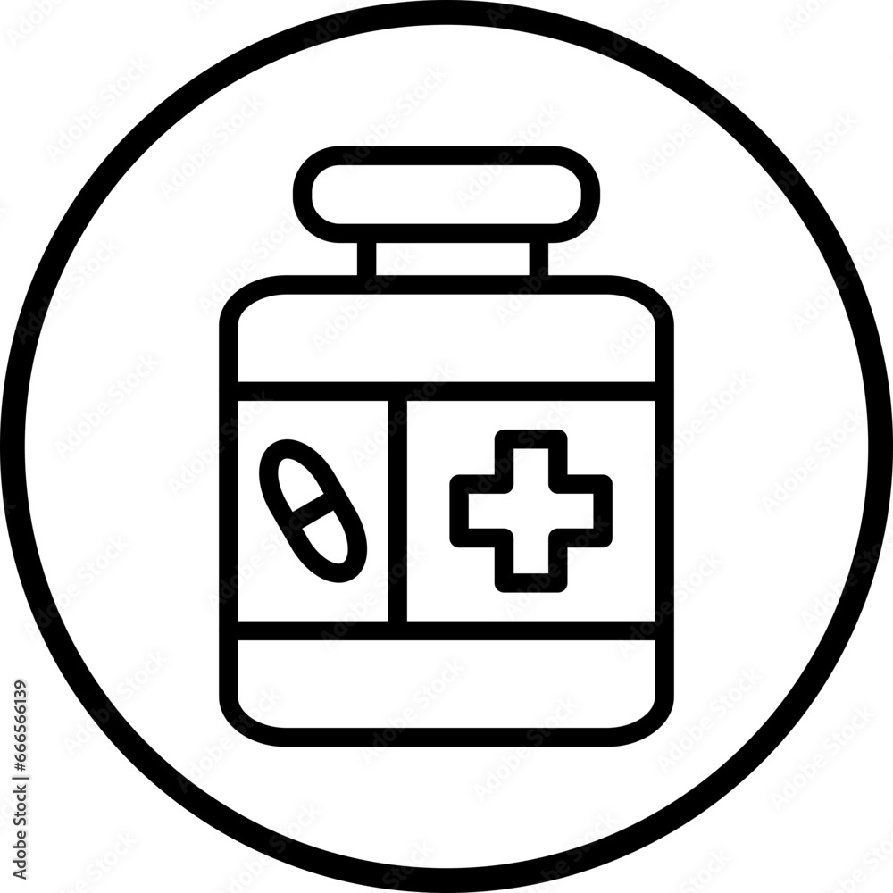 Vector Design Antibiotic Icon Style