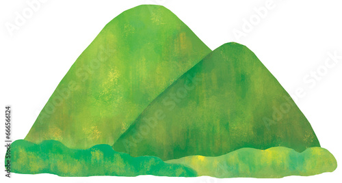 かわいい山のイラスト