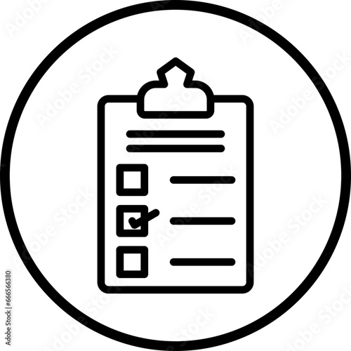 Vector Design Checklist Icon Style