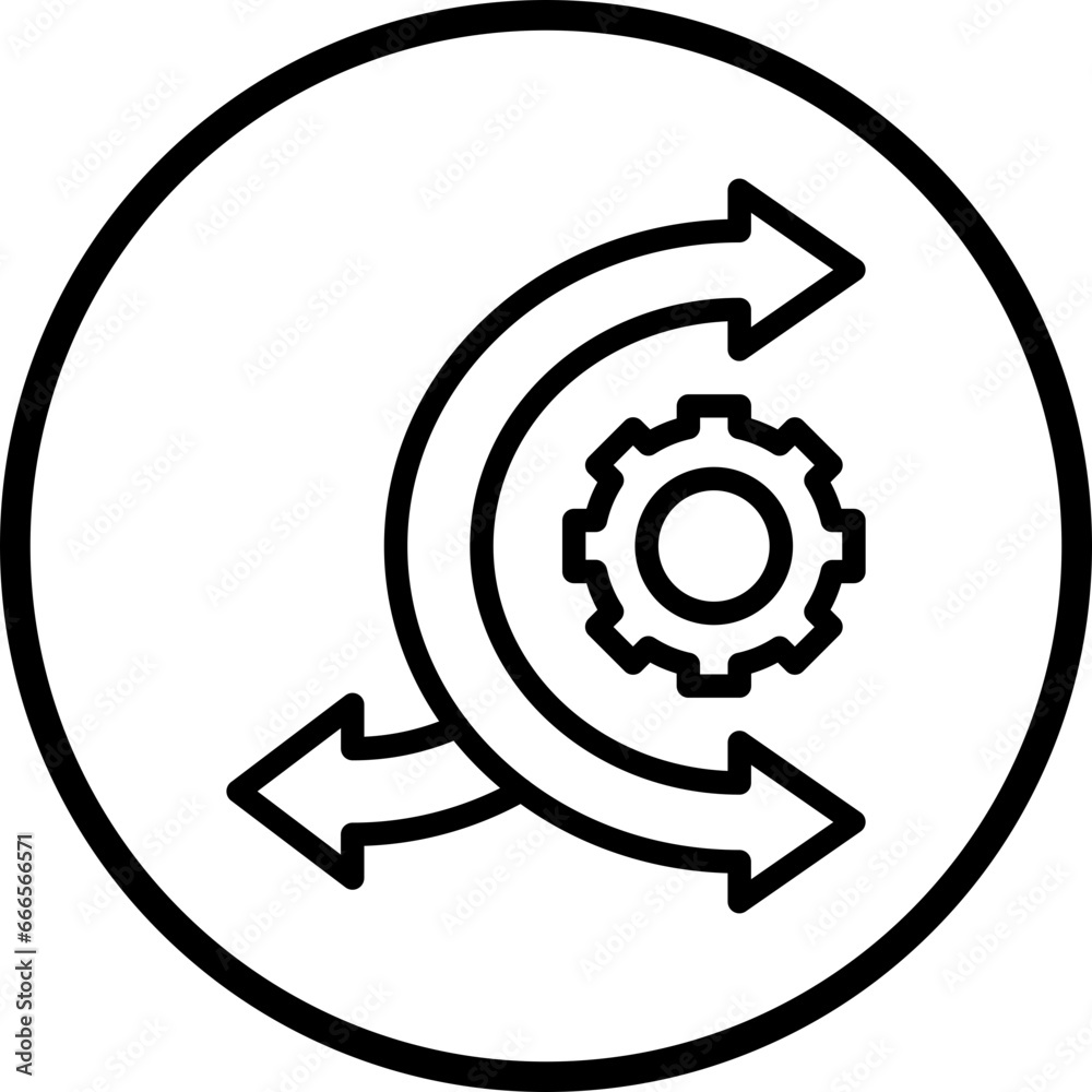Vector Design Agile Icon Style Vector Design Agile Icon Style