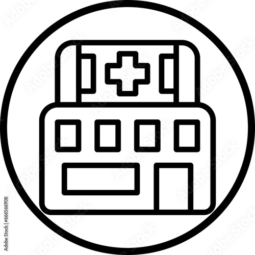Vector Design Clinic Icon Style