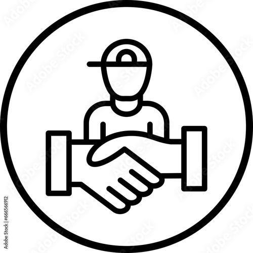 Vector Design Adoption Icon Style