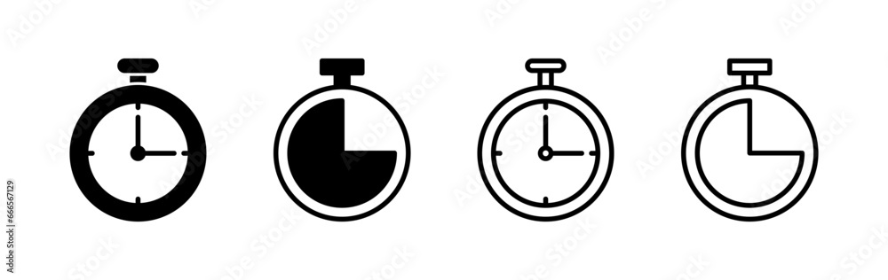 Clock icon. Time icon vector. Clock icon in trendy flat style isolated Clock icon. Time icon vector. Clock icon in trendy flat style isolated