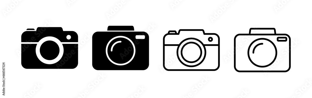 Camera Icon in trendy flat style isolated. Camera symbol web site design Camera Icon in trendy flat style isolated. Camera symbol web site design