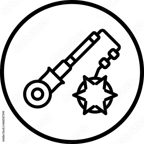 Vector Design Flail Icon Style