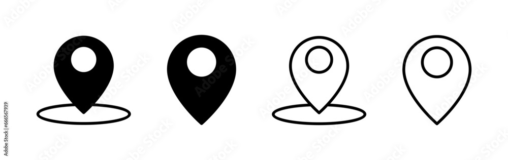 Address icon vector. location icon. address symbol. pin Address icon vector. location icon. address symbol. pin