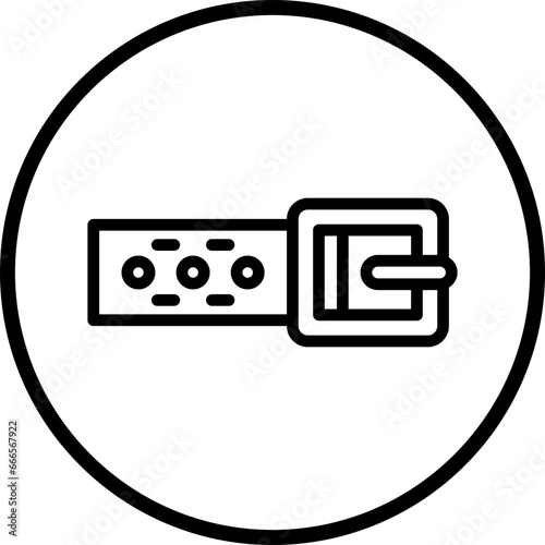 Vector Design Belt Icon Style