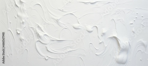 White paint liquid texture on wall. Generative AI 
