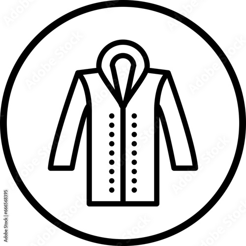 Vector Design Raincoat Icon Style