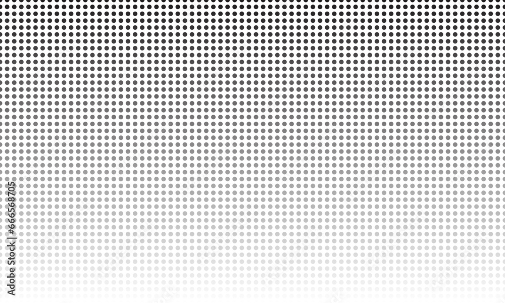 Vector Opacity Gradient Halftone Ben Day Dots Transparent Overlay Background Pattern - obrazy, fototapety, plakaty 