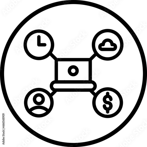 Vector Design Gig Economy Icon Style