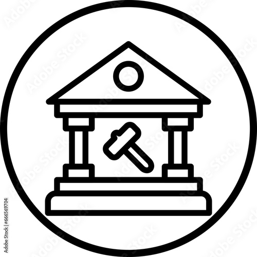 Vector Design Government Auction Icon Style
