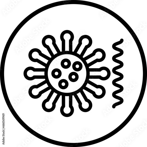 Vector Design Bacteria And Virus Icon Style