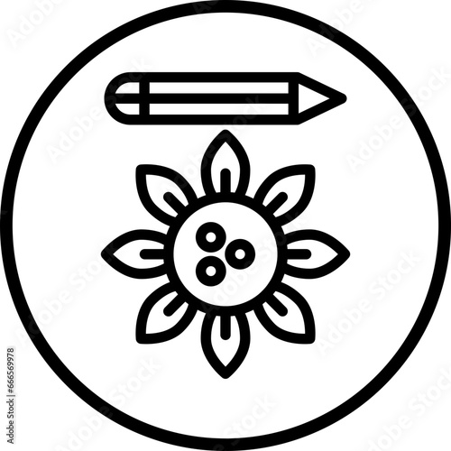 Vector Design Bio Art Icon Style
