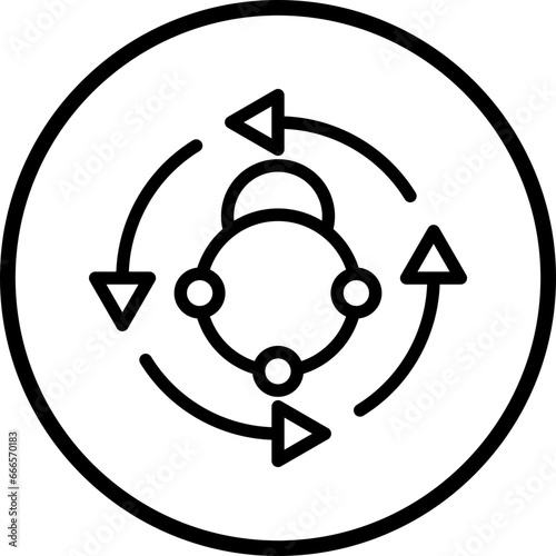 Vector Design Metabolism Icon Style
