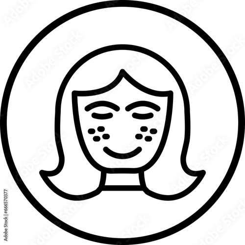 Vector Design Acne Icon Style