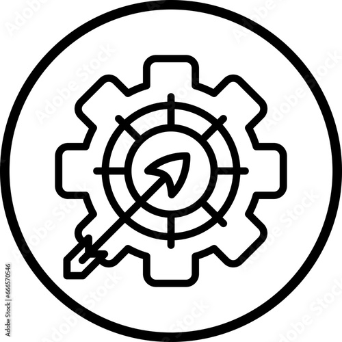 Vector Design Goals Management Icon Style