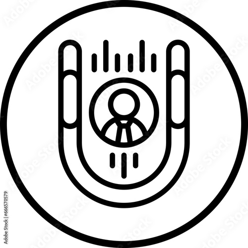 Vector Design Candidate Attraction Icon Style