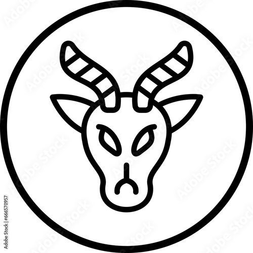 Vector Design Gazelle Icon Style