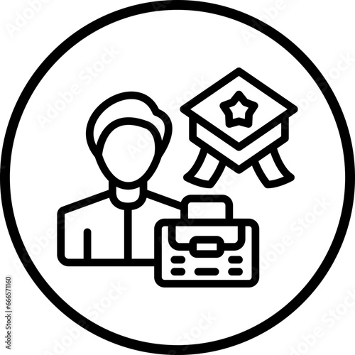 Vector Design Career Expert Icon Style