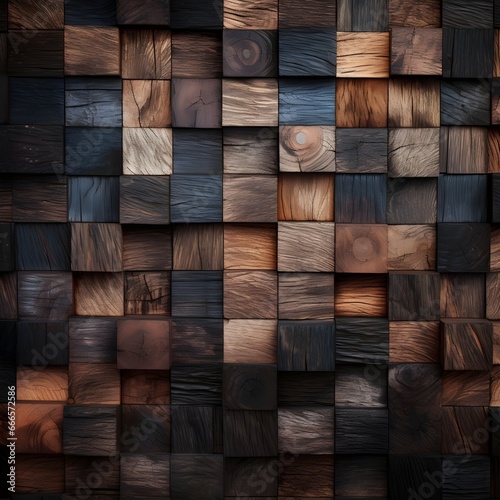 wooden cubes background © Andrej