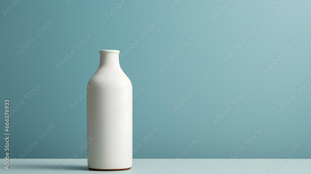 White empty vase mock up in modern interior White empty vase mock up in modern interior