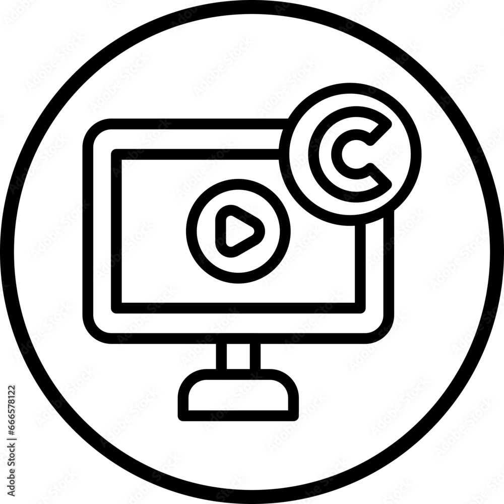Copyright Icon Style Copyright Icon Style