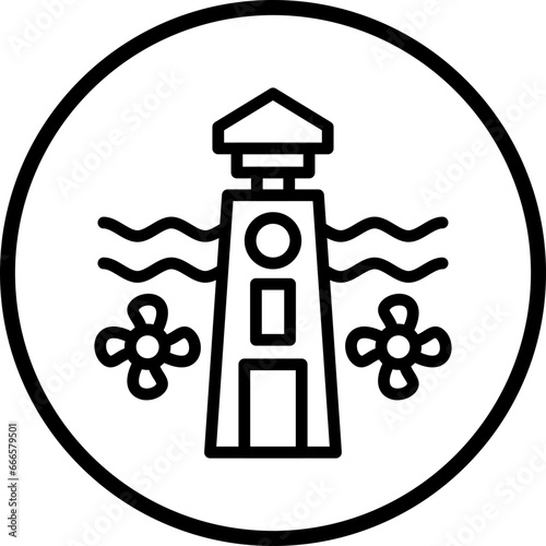 Tidal Power Icon Style